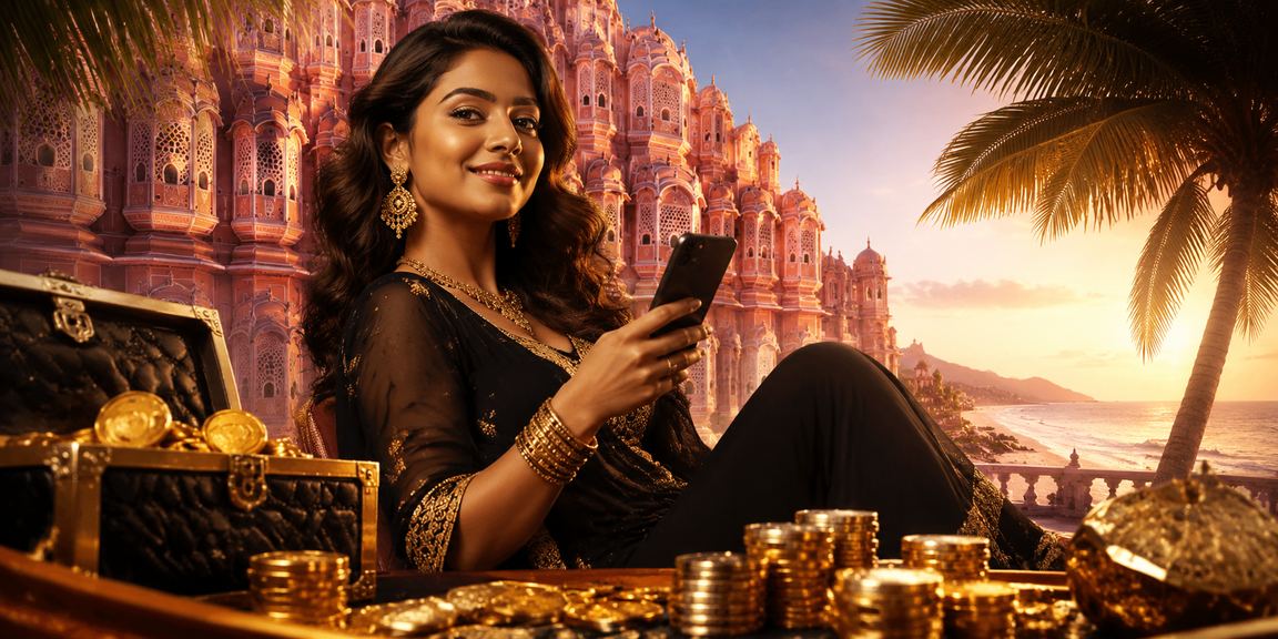 Indian player enjoying Aviator game on mobile during evening